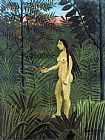 Henri Rousseau Canvas Paintings - Eve